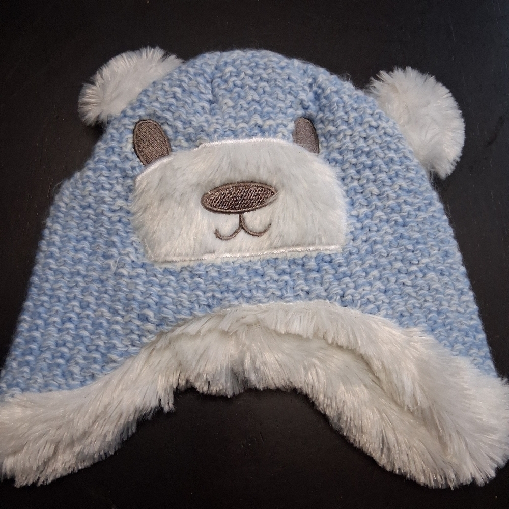 Toby & Me NWOT Polar Bear Hat Size 12-24 Months